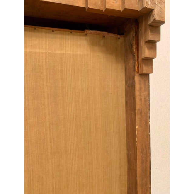 Art Deco Italian Sofa Set in the style of Fortunato Depero, 1920s, Set of 3 For Sale - Image 4 of 18