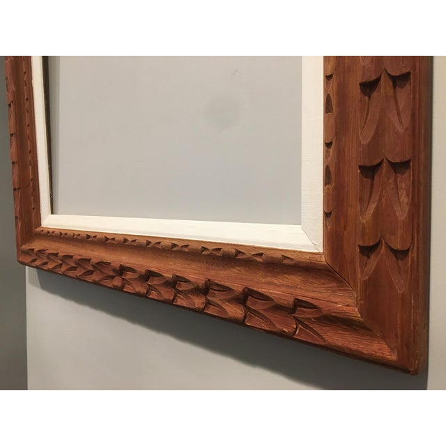 Mexican Hand Carved Wood Art Frame, Restored Chairish