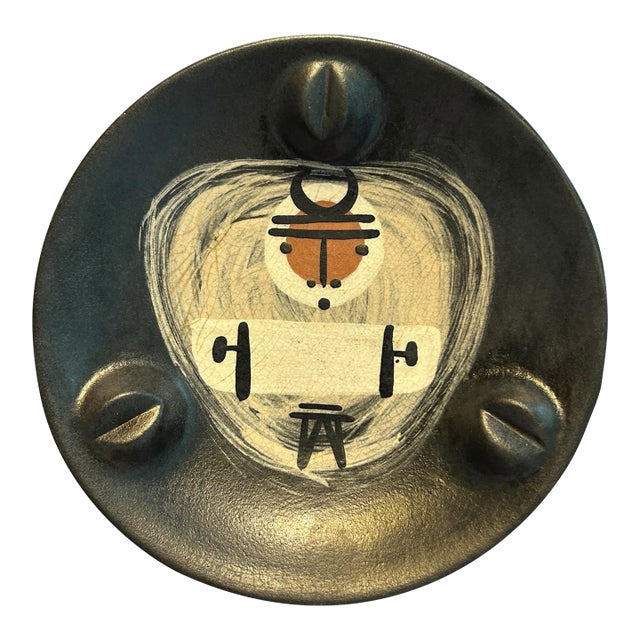 Very Rare MCM Richard Saar 1950’s Pottery Catchall Ashtray For Sale
