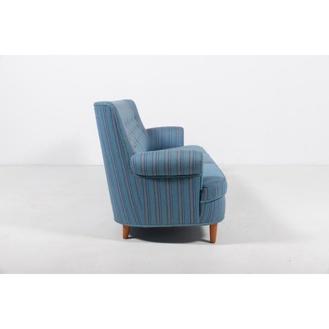 1960s Swedish Modern Home Evening Sofa by Carl Malmsten & O.H. Sjögren, 1960s For Sale - Image 5 of 11