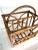 Vintage Rattan Butterfly Design Magazine Rack For Sale - Image 4 of 6