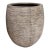 West Elm Round Stone Indoor/Outdoor Planter For Sale