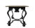 Vintage Hand-Painted Chinoiserie ElegantSide Table For Sale In New York - Image 6 of 9