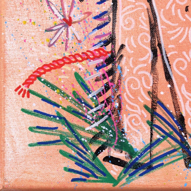 2020s Lassoed Heart - Original Feminine Figurative Cowgirl Painting on Canvas by Jesse Black For Sale - Image 5 of 8