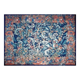 Verdure De Grammont Loom Woven Tapestry - 130 X 182 Cm (4'3" X 6'0") - Requires Rod Size 5 For Sale
