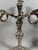 Metal Pair of Rococo Candelabra in Solid Silver 950, Louis XV Style, 18th Century For Sale - Image 7 of 11