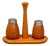 Teak Spice Set from Karl Holmberg Ab, 1960s, Set of 3 For Sale