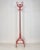 1980s Vintage Red Metal Coat Rack, Italy, 1980s For Sale - Image 5 of 5