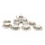 Antique Japanese Satsuma Tea Set With Wisteria, Meiji Period - Set of 15 For Sale