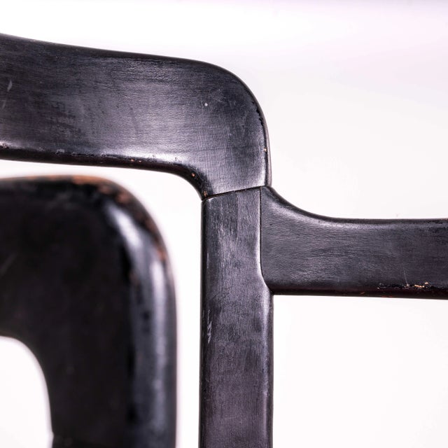 Ebonised Upholstered Armchairs by Bruno Rey, 1970s, Set of 6 For Sale - Image 4 of 9