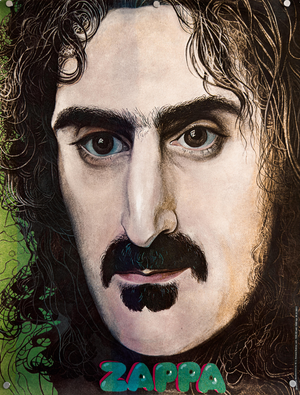 Frank Zappa Poster by Waldemar Świerzy, 1988