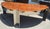 Leon Rosen for Pace Collection Mid Century Modern Mezzaluna Demilune Executive Desk For Sale In Los Angeles - Image 6 of 9