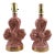 Vintage Pink Ceramic Bow Lamps With Gold Accents Hollywood Regency, 12 In - a Pair For Sale
