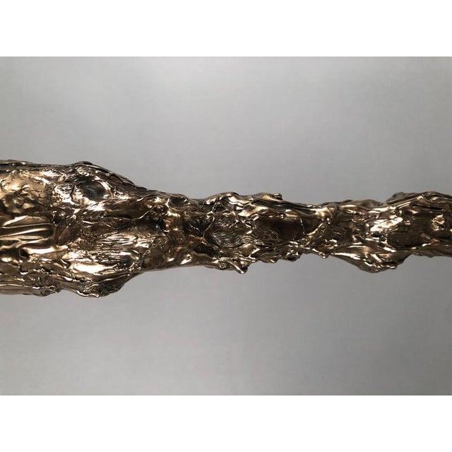 Sweet Thing Tall Lamp in Patinated Cast Bronze by William Guillon For Sale - Image 13 of 18