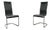 German B25 Gray Cantilever Chairs with Fixed Leather Cushions from Tecta by Tecta and Jean Prouve, Set of 2 For Sale