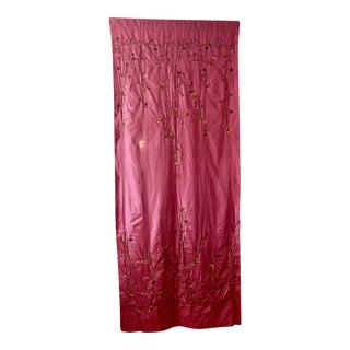 Zardozi Embroidered Silk Wall / Curtain Panel For Sale