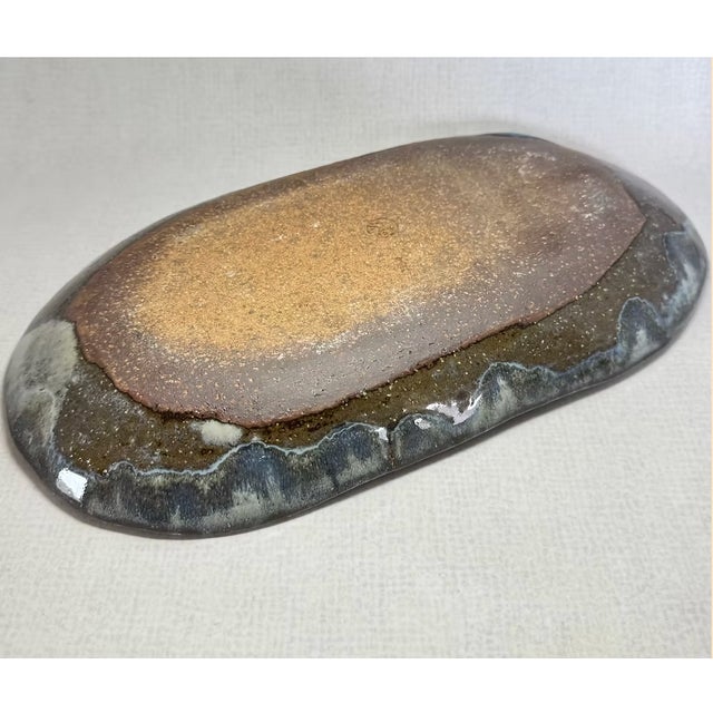 Oval Plates by Seigan Yamane, Set of 2 For Sale - Image 6 of 7