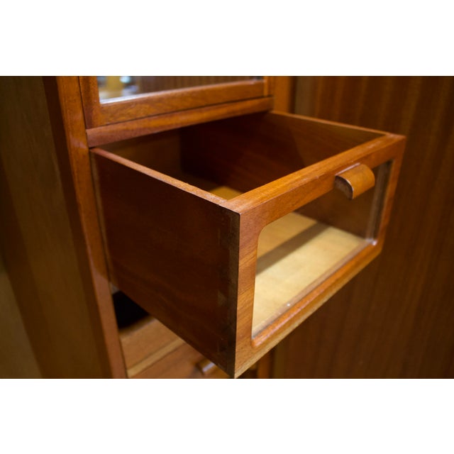 Brown Art Deco Walnut Wardrobe, 1930s For Sale - Image 8 of 14