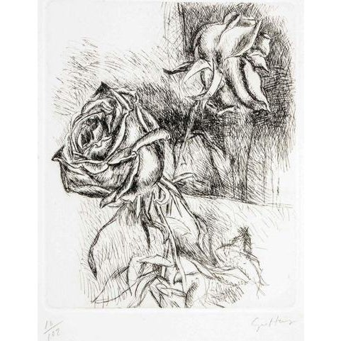 Etching and drypoint on paper. Hand signed and numbered in pencil. Edition of 102 copies (16/102). Excellent condition....