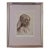 A Portrait of a Pensive Woman in a Head Scarf: An Etching by George Rhead, 1890-1910 For Sale