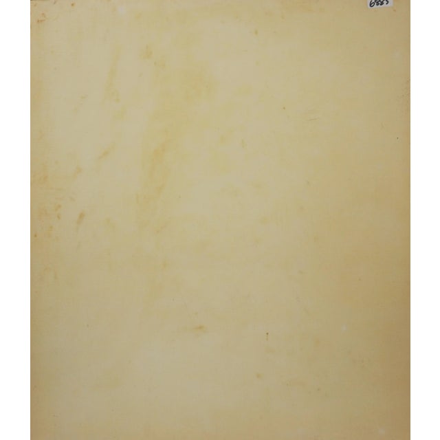 American Mid Century Seated Nude Figure With Red Robe by Genevieve Rogers For Sale - Image 3 of 3