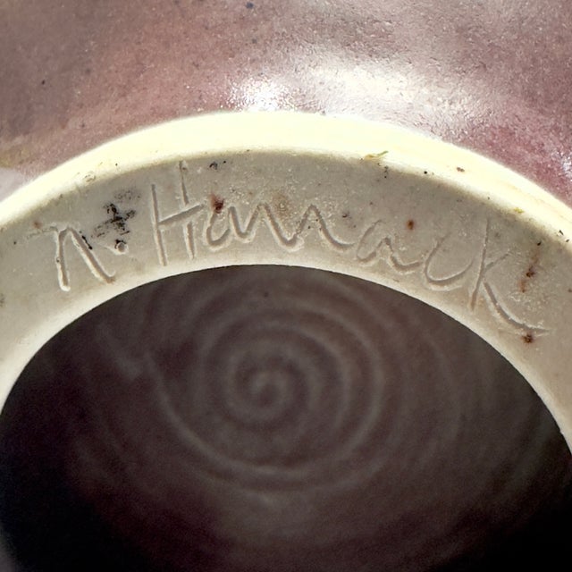Rare Artisanal Pottery Vase by Renowned Jamaican Ceramicist Norma Rodney Harrack, Signed For Sale - Image 14 of 14