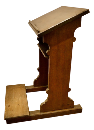 Arts and Crafts Oak Reception Desk Greeting Station, 1900s