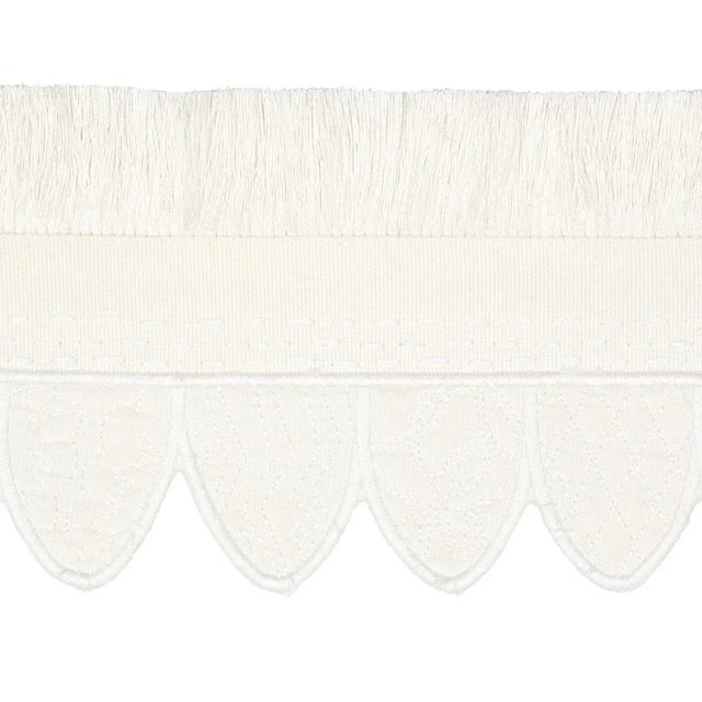 Sample - Schumacher x Happy Menocal Heraldic Trim in Ivory For Sale In Charlotte - Image 6 of 6