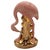 Mid-Century Modern Mid 20th Century California Pottery Ceramic Pink & Gold Flamingo Figurine For Sale - Image 3 of 6