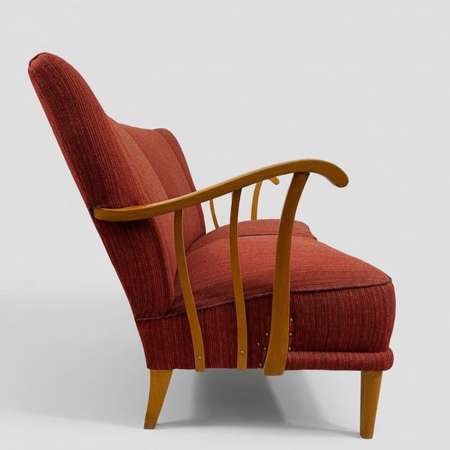Vintage Nordic Two-Seater Sofa, 1940s For Sale - Image 3 of 6