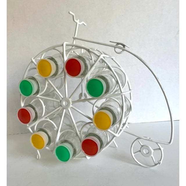 Vintage Bicycle Seasoning Rack For Sale - Image 4 of 9