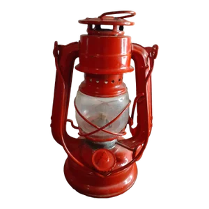 1950s Winged Wheel No 350 Red Oil Lantern