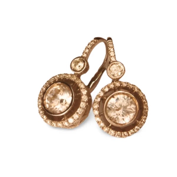 Elevate your jewelry collection with these Fabulous Estate Antique 14K White Gold Solitaire Diamond Drop Earrings ,...