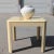 Beige Postmodern Cream Laminate Side Table, 1980s For Sale - Image 8 of 10