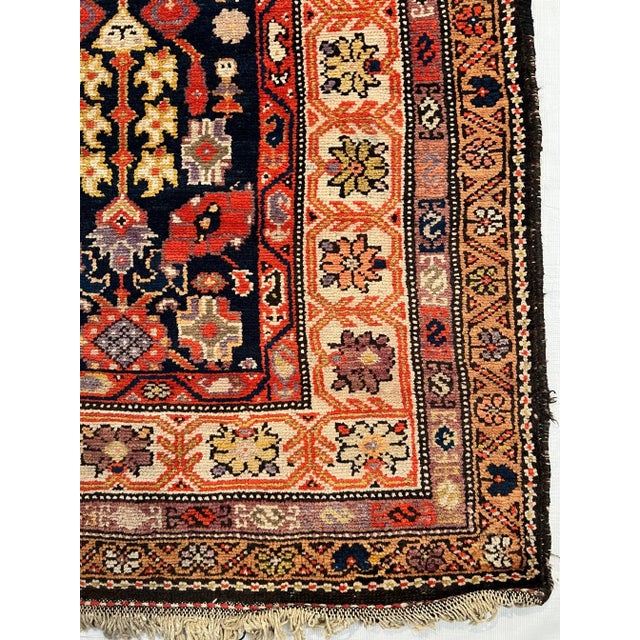 Persian 1900s Antique Malayer Rug For Sale - Image 3 of 5