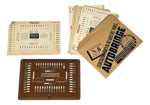 Mid-Century Modern Italian Autobrige Board Game, 1930s