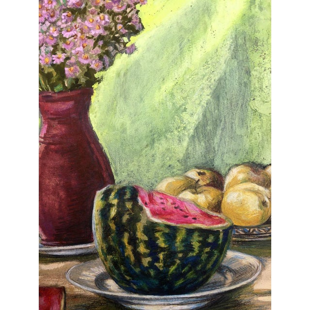 1960s Oil Painting Holiday Cherkas a.g. For Sale - Image 4 of 7