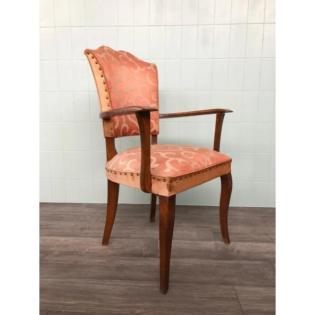 French Chair in Beech, 1930s For Sale - Image 10 of 12