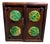 Vintage Rosewood Jewelry Box With Jade Inlay - Asian Two-Drawer Chest For Sale