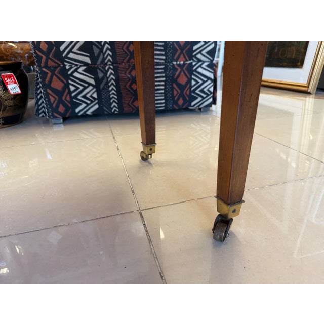 1980s Vintage Henredon Pembroke Table Aston Court, Drop Leaf For Sale - Image 13 of 16