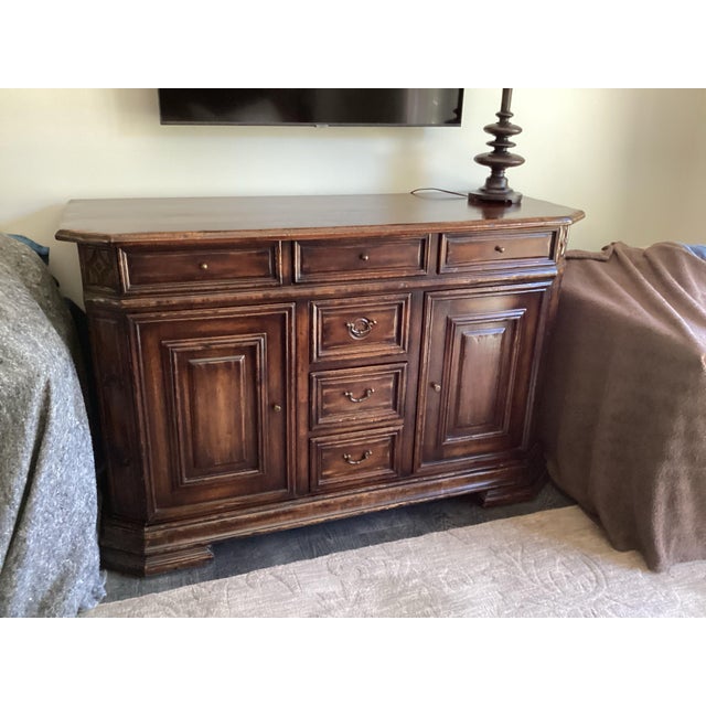 Heirloom Quality Vintage Hardwood Sideboard For Sale - Image 9 of 12