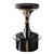 Art Deco "Passione" Barstool With Bronze and Stainless Steel, Hand Crafted For Sale - Image 3 of 5