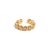 Eternal Diamond Adjustable Gold Plated Stackable Ring, Size 8 For Sale In Miami - Image 6 of 8