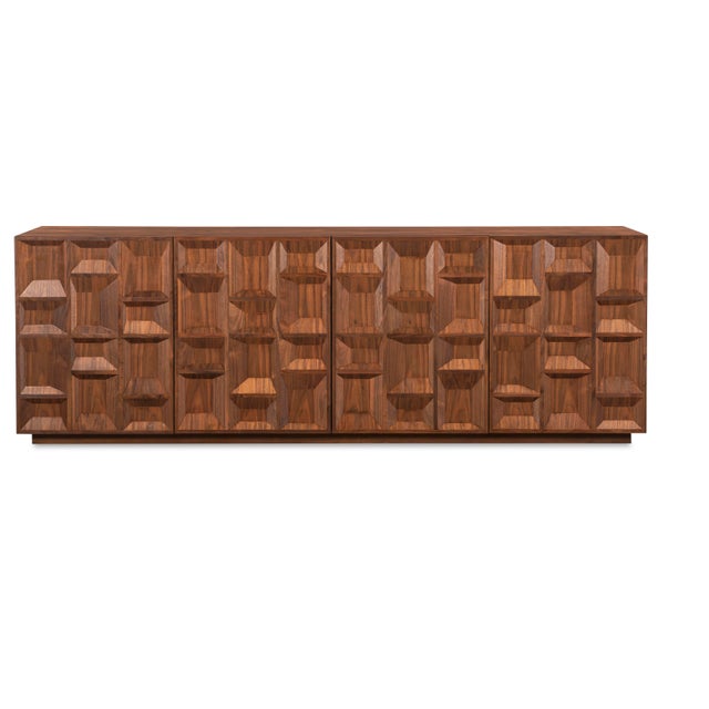 Traditional Century Furniture Glendale Four Door Credenza For Sale - Image 3 of 5