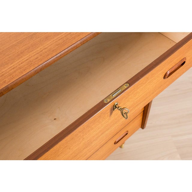 Scandinavian Teak Chest of Drawers, 1960s For Sale - Image 13 of 16