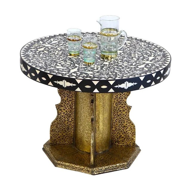 Contemporary Marrakech Bone Inlay Coffee CoffeeTable For Sale - Image 3 of 5