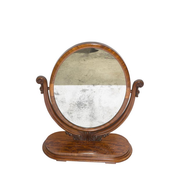 Antique Oval Table Mirror Chairish