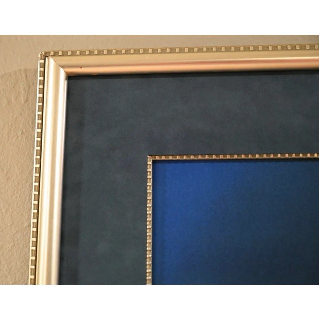 Frank Howell "Lakota Blue Aura" 1998 Commemorative Serigraph 119/225, Framed With Museum Glass For Sale - Image 4 of 7