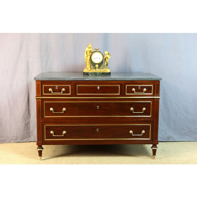Louis XVI Commode in Wood, 1700s For Sale - Image 9 of 12
