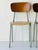 Brown Vintage School Chairs, Set of 4 For Sale - Image 8 of 18